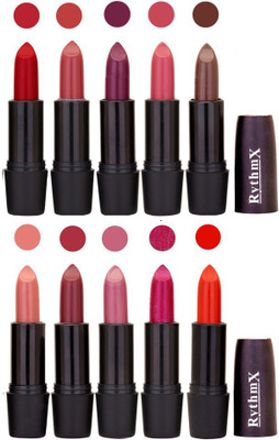 

Rythmx Lipstick Wholesale Rate All Color Combo Set(Shade - 47)