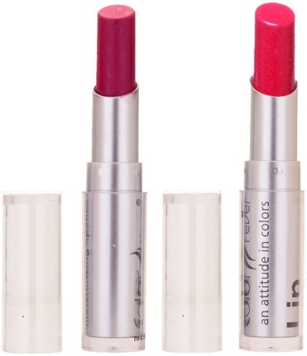 Color Fever Creamy Matte Limited Offer77160333Purple, Maroon Lipstick Set(Purple, Pink, 6.4 g)