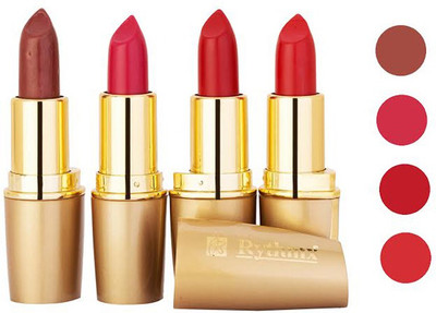 

Rythmx Golden Lipstick Combo 520 536 529 538(Multicolor,, 16 g)