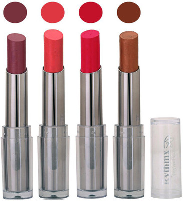 

Rythmx Lipstick in Jamini,Peach,Pink,Brown Pack of 4(Multicolor)