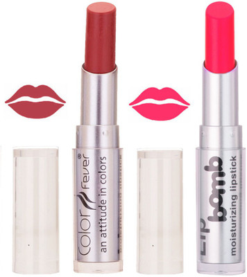 

Color Fever Hot Creamy Matte Girls Lipstick 222(Peach, Neon Pink, 6.4 g)