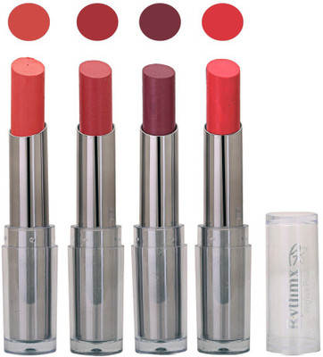

Rythmx Lipstick in Peach,Mauve,Jamini,Sheer Pink Pack of 4(Multicolor)