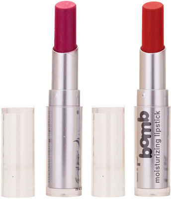 

Color Fever Creamy Matte Limited Offer77160332Purple, Pink Lipstick Set(Purple, Brick Red, 6.4 g)