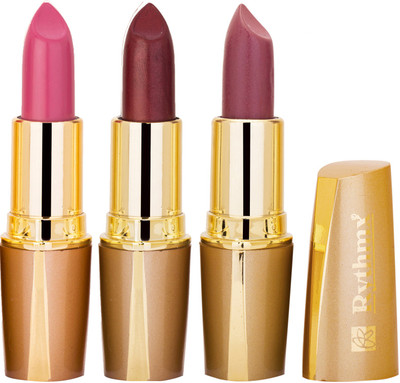 

Rythmx Golden Lipstick Combo 1406201645(Multicolor,, 11.4 g)