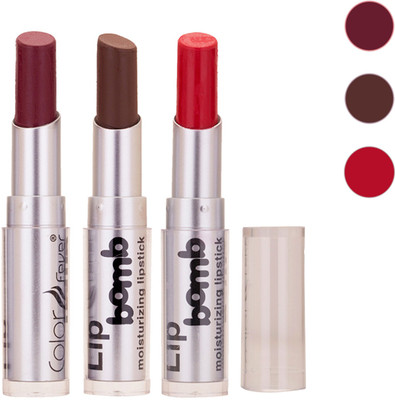 

Color Fever New Delhi Girls Selected Color Lipstick 99(Wine, Brown, Red, 9.6 g)