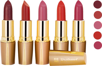 

Rythmx Creamy Matte Lipstick 2207201636 Light Red, Neon Pink, Brown, Light Brown, Pink Lipstick(Brown, Purple, Maroon, Red)