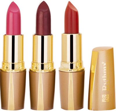 Rythmx Golden Lipstick Combo 1406201620(Multicolor,, 11.4 g)