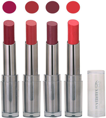 

Rythmx Lipstick in Wine,Mavue,Jamni,Peaches Pink Pack of 4(Multicolor)