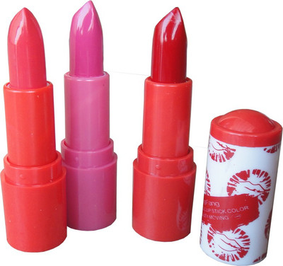 

Heng Fang Color Intense Lipstick and Set of 3(Multicolor)