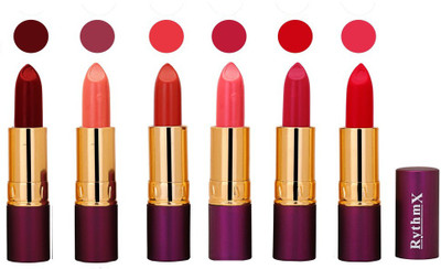 

Rythmx Long Lasting Lipstick (Pack of 6) 1829(Sahde-0132)