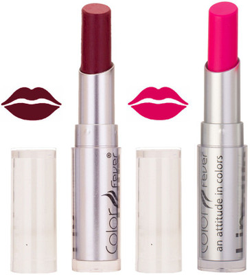 

Color Fever Creamy Matte profissional77160105wine Shine, Neon Pink Lipstick(wine Shine, Neon Pink, 6.4 g)