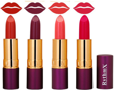 

Rythmx Hot Shades Lipstick Combo 5111(Multicolor)