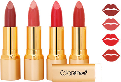 

Color Fever Exclusive Long Lasting Intense Wear Matte Lipstick (Multicolor) 102(Mauve, Peach, Red, Orange, 16.8 g)