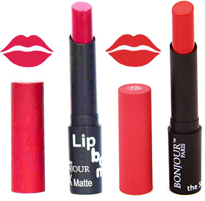 

Color Fever Creamy Matte Lipstick Combo 3-17(Multicolor,)