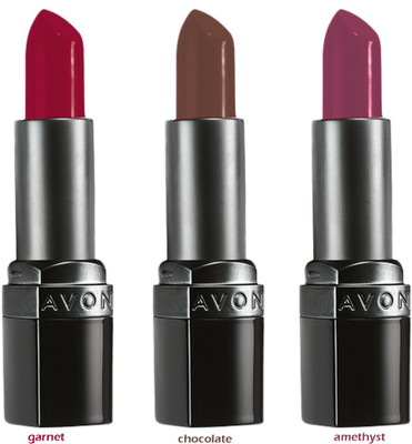 

Avon Ultra Color Matte Lipstick (set of 3 of 3.8 g each) - garnet/ chocolate/ amethyst(matte garnet, matte chocolate, matte amethyst)