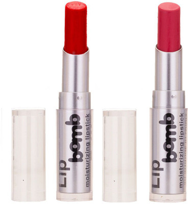 

Color Fever Creamy Matte Limited Offer77160248Red, Pink Lipstick Set(Red, Pink, 6.4 g)