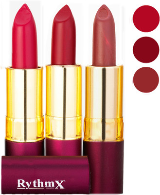 

Rythmx Matte Lipstick Combo 415 421 435(Multicolor,)