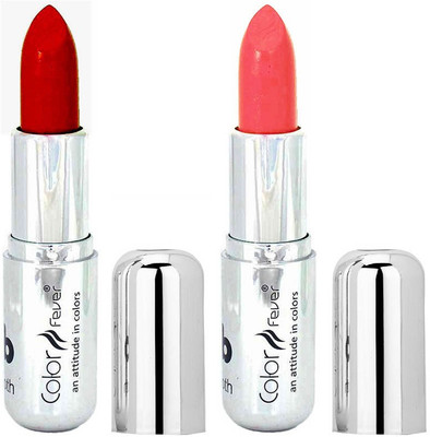 

Color Fever Creamy Matte Red Lipstick 2406201663(Red, Peach, 8.4 g)