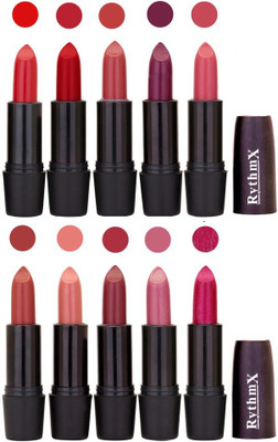 

Rythmx Lipstick Wholesale Rate All Color Combo Set(Shade - 50)