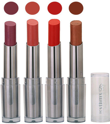

Rythmx Lipstick in Jamini,Rich Brown,Red,Copper Pack of 4(Multicolor)