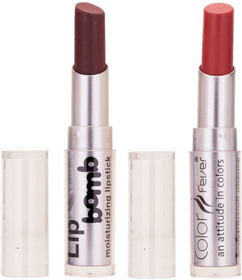 

Color Fever Creamy Matte Limited Offer77160114Coffee, Peach Lipstick Set(Coffee, Peach, 6.4 g)