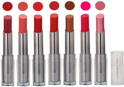 

Rythmx Color Blast Super Stay Lipstick Combo (Pack of 7, in Perfect Sade)204(Red)