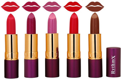 

Rythmx Matte Lipstick (Pack of 5, New Shades)893(Sahde-643)