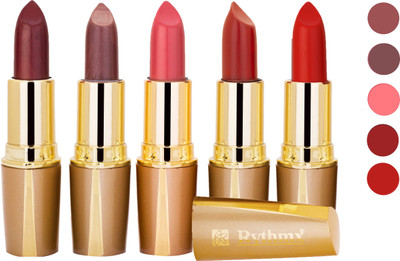 

Rythmx Creamy Matte Lipstick 2207201605 Light Red, Neon Pink, Brown, Light Brown, Pink Lipstick(Brown, Purple, Maroon, Red, 20 g)