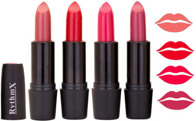 

Rythmx Rich Cream pink, red ,mazanta, purple Shades Lipstick(pink, red , Purple 6, 16 g)