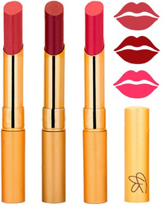 

Rythmx Mauve+Mahroon+Magenta Color Lipstick Combo 311(Multicolor,)