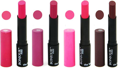 

Bonjour Paris Creamy Matte Lipstick 0502162 A(Romance, Magenta, Wild Rose, Brown, 14 g)