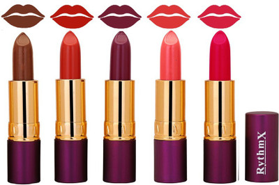 

Rythmx Matte Lipstick (Pack of 5, New Shades)903(Sahde-653)