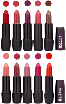 

Rythmx Lipstick Wholesale Rate All Color Combo Set(Shade - 49)