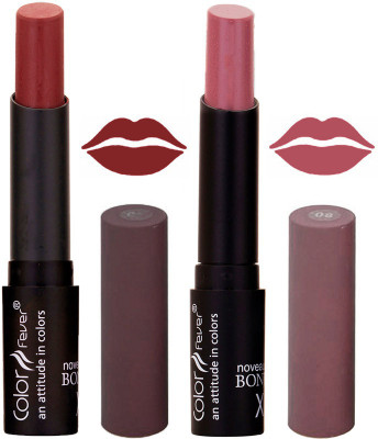 

Color Fever Brown Creamy Matte Lipstick-01-08(Brown, Dark Nude, 7 g)