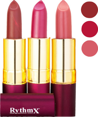 

Rythmx Matte Lipstick Combo 421 431 436(Multicolor,)