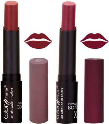 

Color Fever Brown Creamy Matte Lipstick-01-03(Brown, Wine, 7 g)