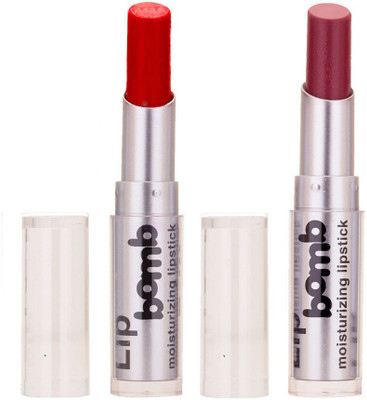 

Color Fever Creamy Matte Limited Offer77160246Red, Purple Lipstick Set(Red, Purple, 6.4 g)