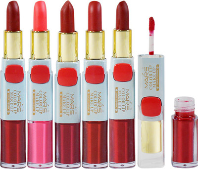 

Mars Color Lip Make Up 2in1 Lipstick/Lip Gloss-B1(B1, 8 g)