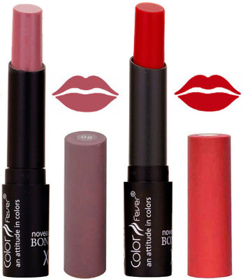

Color Fever Dark Nude Creamy Matte Lipstick-08-18(Dark Nude, Red, 7 g)