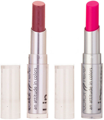 

Color Fever Creamy Matte Limited Offer77160240Mauve, Neon Pink Lipstick Set(Mauve, Neon Pink, 6.4 g)