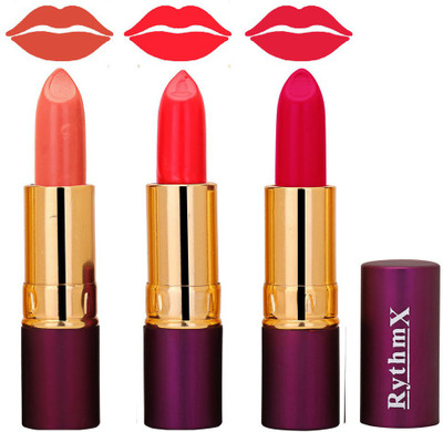 

Rythmx Rich creme Lipstick In Peach,Bright Red,Redish Shades 553(Peach)