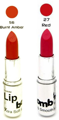 

Color Fever Red Lipstick combo 27 56(Red, Burnt Amber, 8 g)