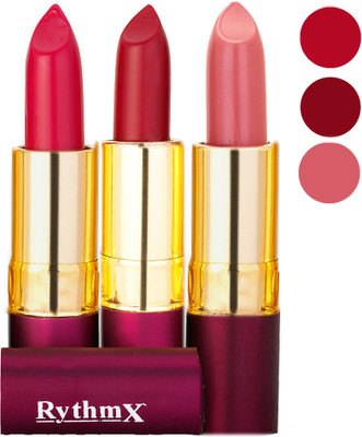 

Rythmx Matte Lipstick Combo 415 435 436(Multicolor,)