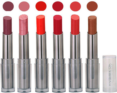 

Rythmx Color Show Creamy Matte Lipstick (Pack of 6) 495(Orange)