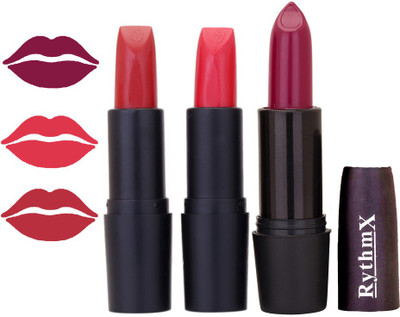 

Rythmx OTG Rosty Red,Hot Red,Wine Colour Shades Lipstick 7(Multicolor,)