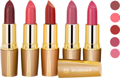 

Rythmx Creamy Matte Lipstick 2207201630 Light Red, Neon Pink, Brown, Light Brown, Pink Lipstick(Brown, Purple, Maroon, Red, 20 g)