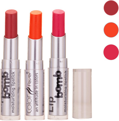 

Color Fever Delhi Ki Mashoor Lipstick 334(Brick, Orange, Pink, 9.6 g)