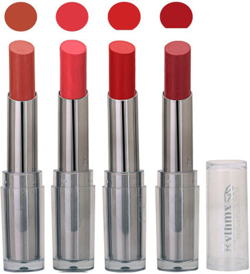

Rythmx Lipstick in Pure Brown,Pink,Red,Mavue Pack of 4(Multicolor)