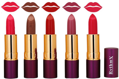 

Rythmx Matte Lipstick (Pack of 5, New Shades)877(Sahde-627)