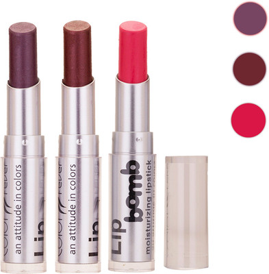 

Color Fever New Delhi Girls Selected Color Lipstick 49(Plum, Brown, Pink, 9.6 g)